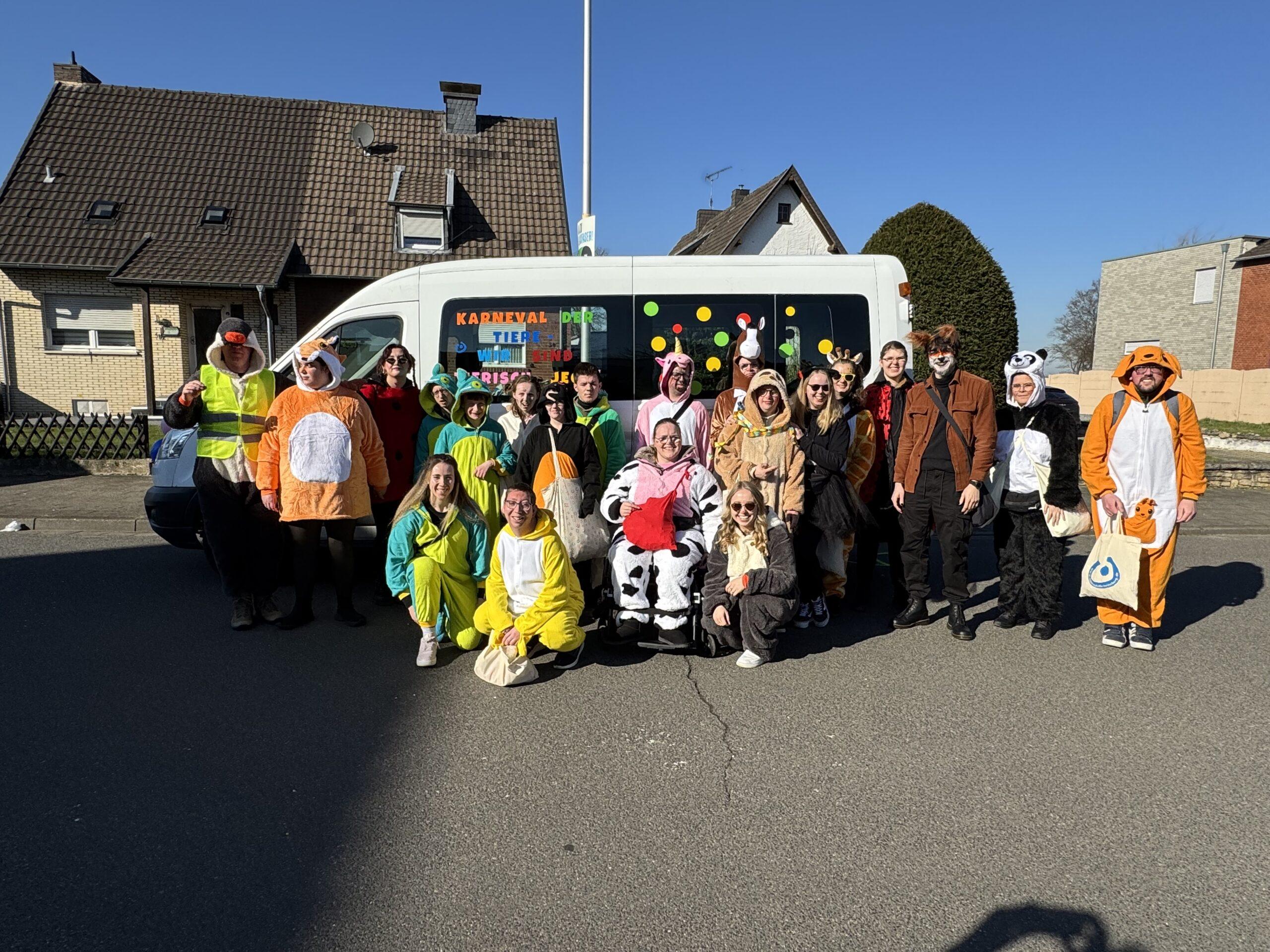 Rosenmontagszug in Oberbruch