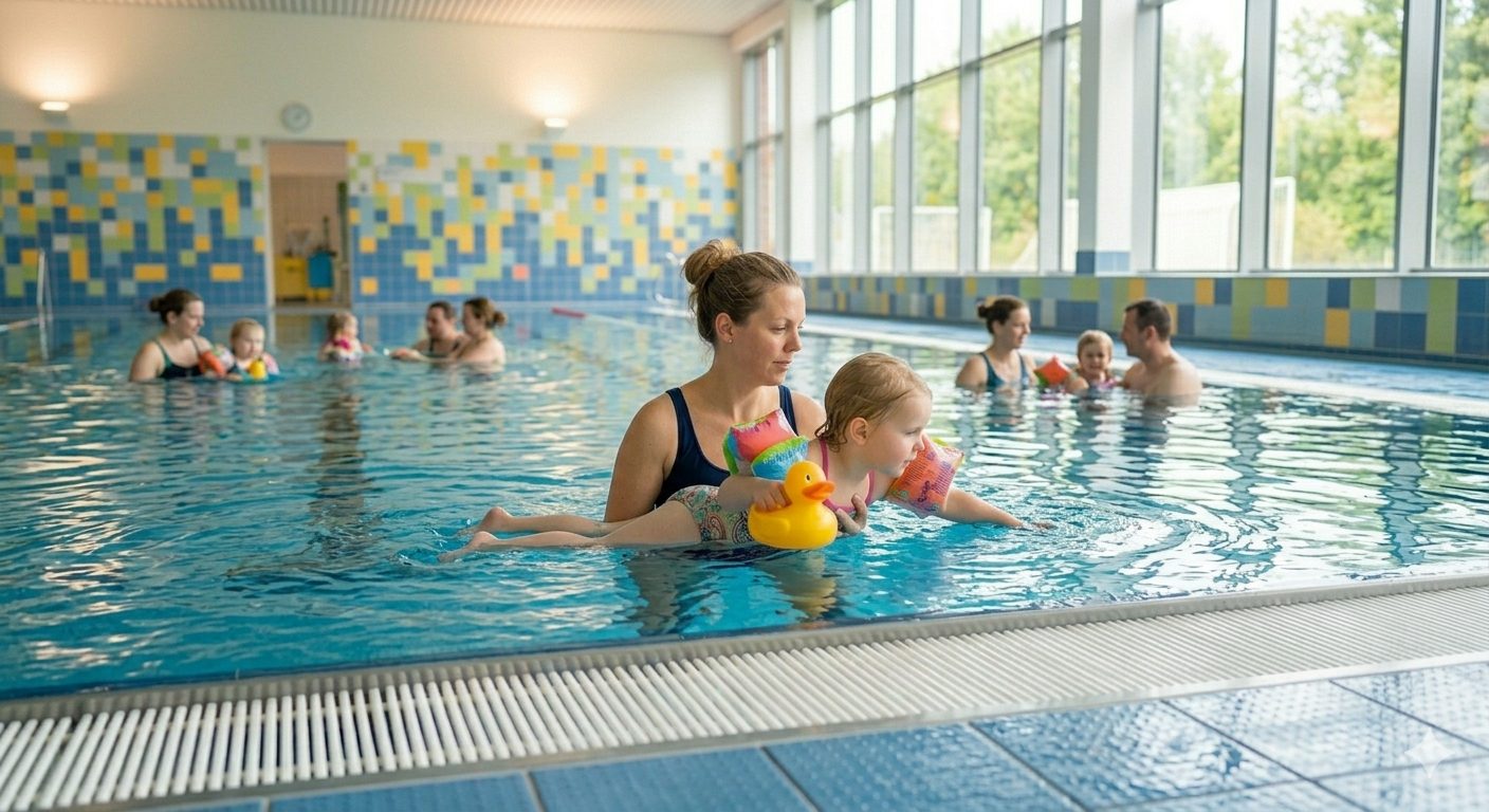 Spielerische Wassergewöhnung A für Kinder